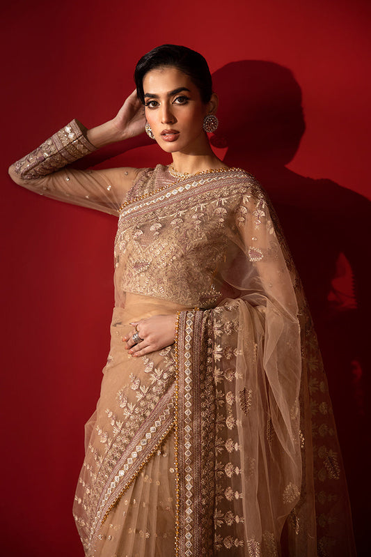 Picture of Ellena - 3-PC Unstitched Fancy Embroidered Organza Suit - Available at Raja Sahib