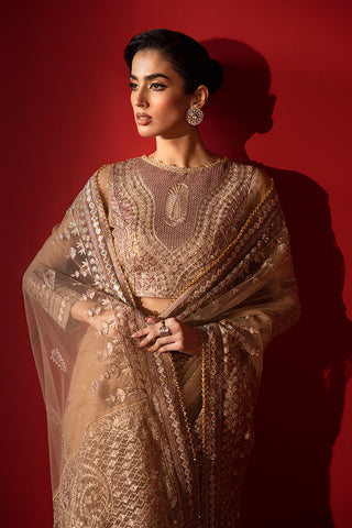 Picture of Ellena - 3-PC Unstitched Fancy Embroidered Organza Suit - Available at Raja Sahib