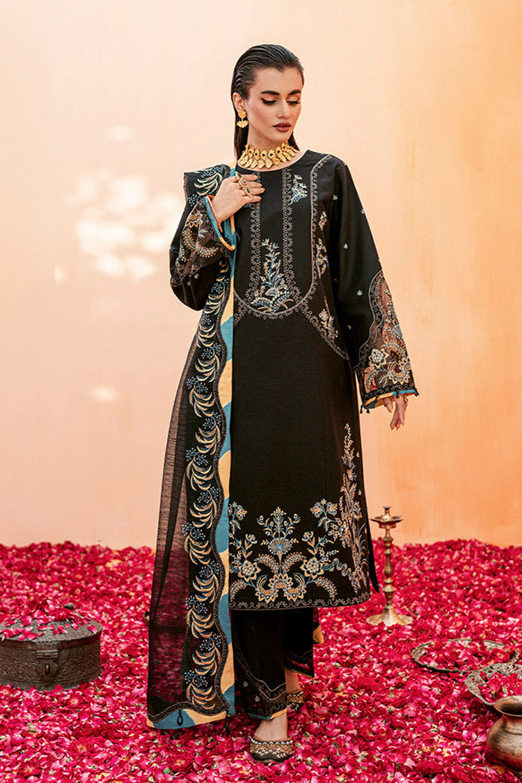 Picture of Fozia Khalid - Elayne Festive Collection - Jade Black - Available at Raja Sahib