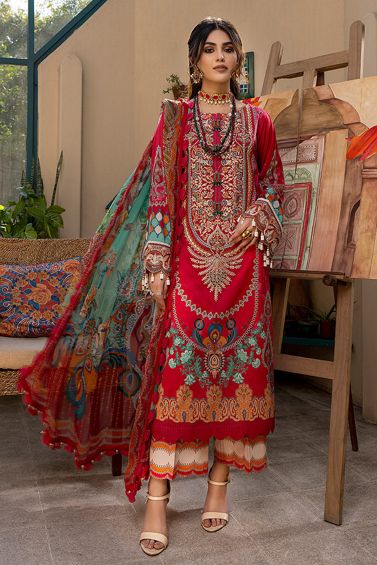 Picture of Ellena - Fuschia EY-06 Classique Summer Collection - Available at Raja Sahib