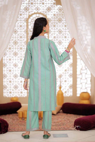 Senorita - GAC-02488 | Turquoise Green | Casual  2 Piece Suit | Karandi Fabric