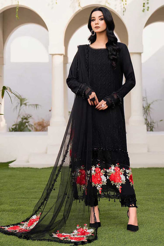 Picture of Hemstitch - Nightingale Arzu Luxury Lawn Collection - Available at Raja Sahib