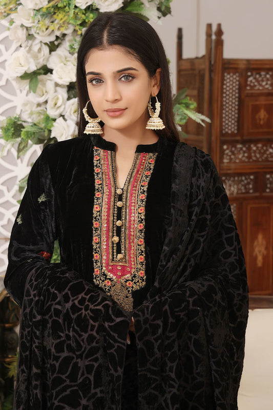 Picture of Hadiaeman - Embroidered Velvet Collection - HEVC 04 - Available at Raja Sahib