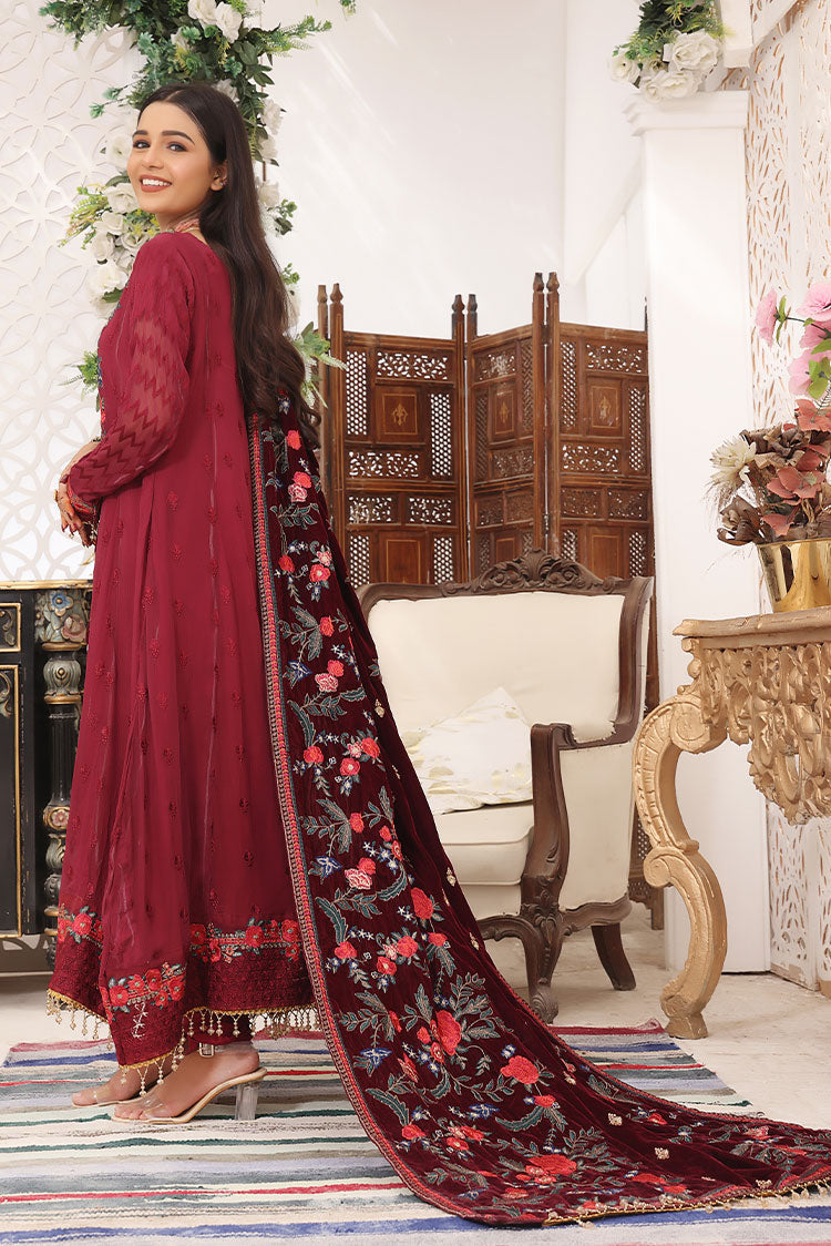 Picture of Hadiaeman - Embroidered Velvet Collection - HEVC 05 - Available at Raja Sahib