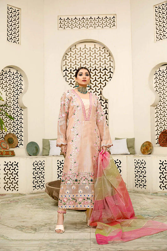 Picture of Maryam Malik - Noor Festive Collection - Honey Dew - Available at Raja Sahib