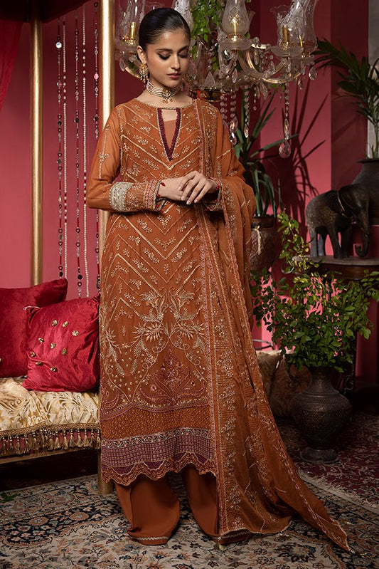 Picture of Humdum - Heer Embroidery Chiffon Collection-HR-05 - Available at Raja Sahib