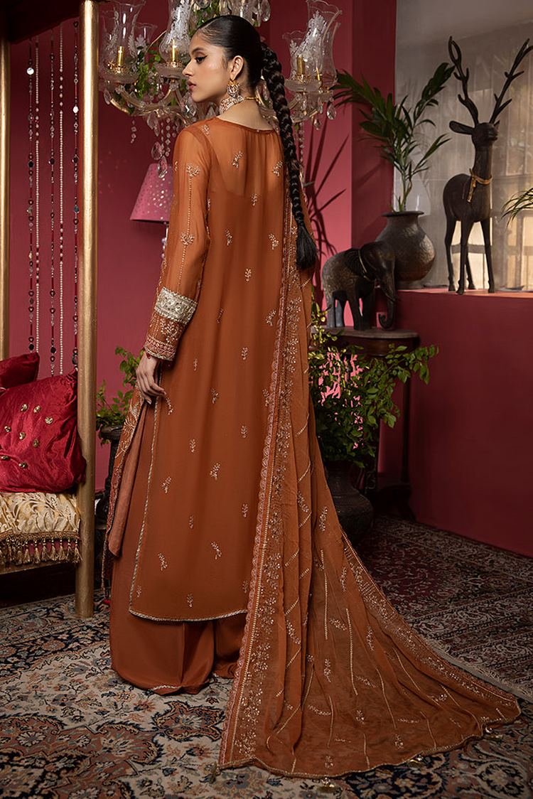 Picture of Humdum - Heer Embroidery Chiffon Collection-HR-05 - Available at Raja Sahib