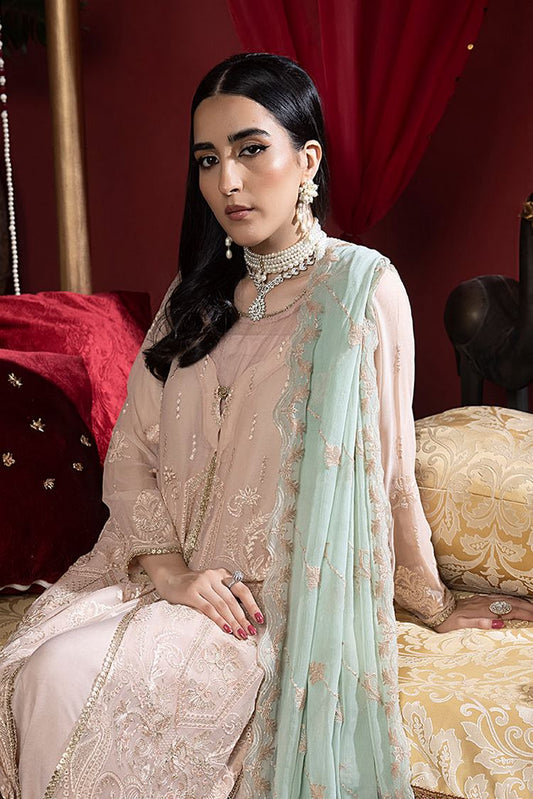 Picture of Humdum - Heer Embroidery Chiffon Collection-HR-09 - Available at Raja Sahib