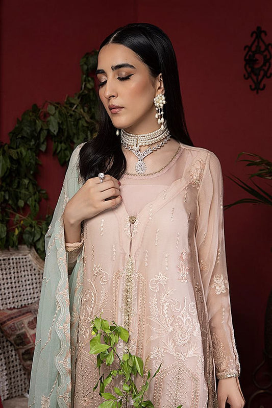 Picture of Humdum - Heer Embroidery Chiffon Collection-HR-09 - Available at Raja Sahib