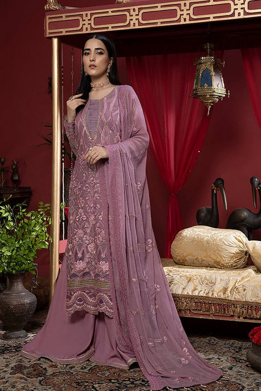 Picture of Humdum - Heer Embroidery Chiffon Collection-HR-10 - Available at Raja Sahib