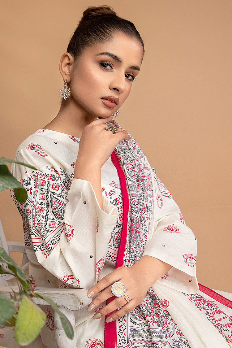 Picture of Safwa - Ixora Doria 3 Piece Printed Lawn Collection Vol 02 - ICS-19 - Available at Raja Sahib