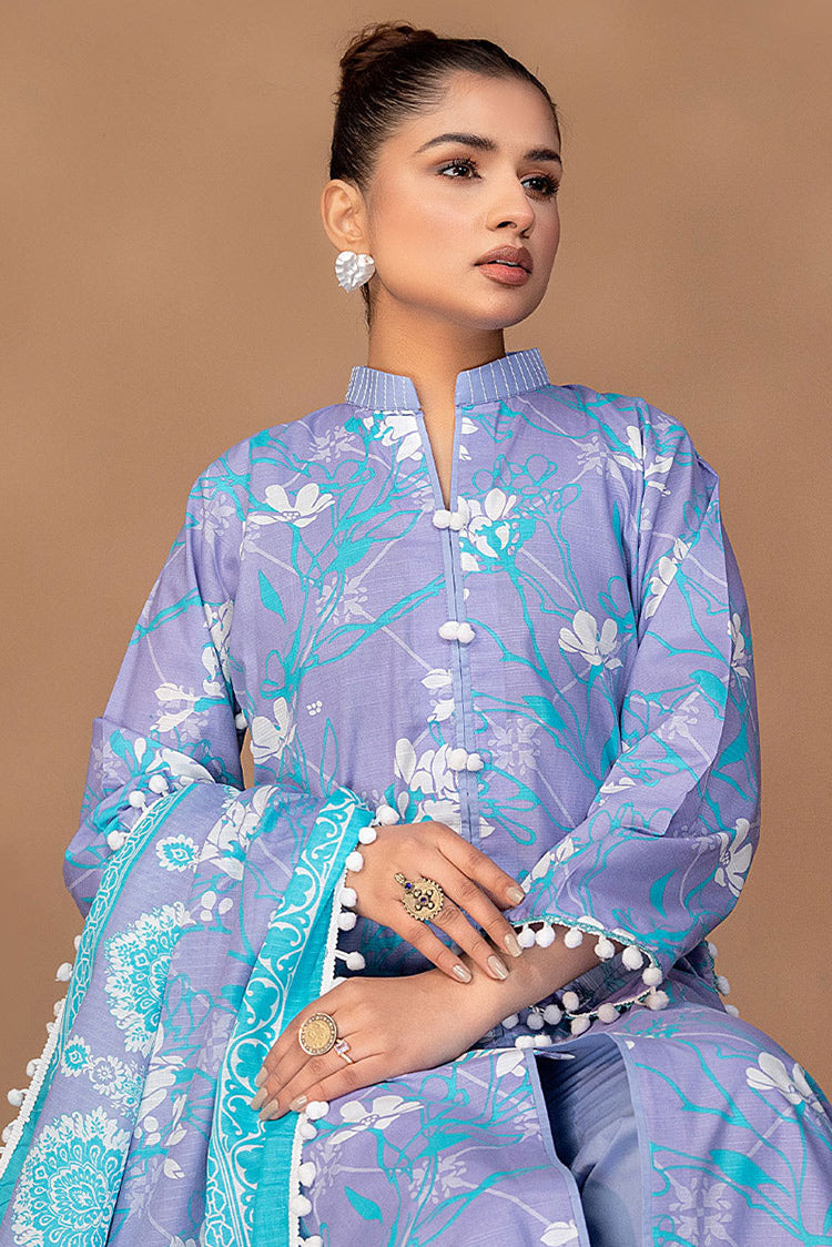 Picture of Safwa - Ixora Doria 3 Piece Printed Lawn Collection Vol 02 - ICS-22 - Available at Raja Sahib