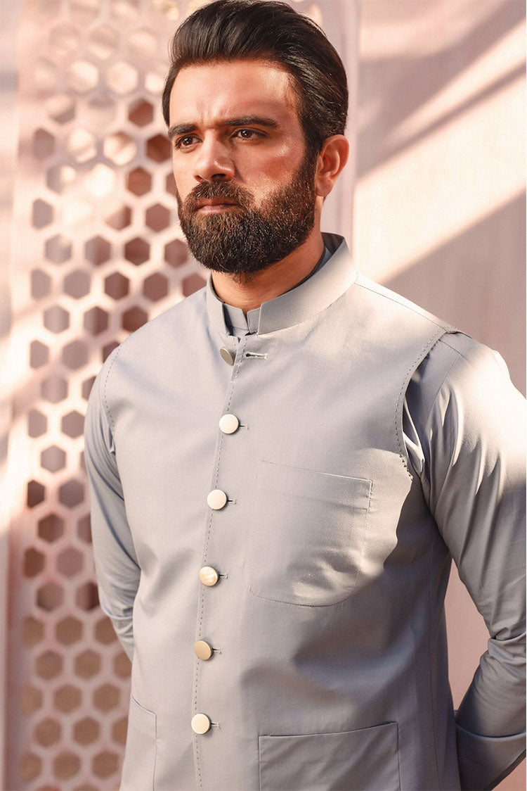 Picture of Istor - 2Pc | Stitched | Wasf | Silver Grey | IST-04 - Available at Raja Sahib