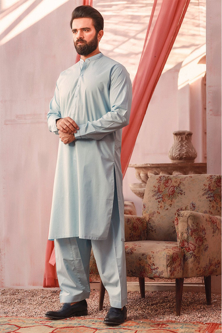 Picture of Istor - 2Pc | Stitched | Silver | Light Blue | IST-05 - Available at Raja Sahib