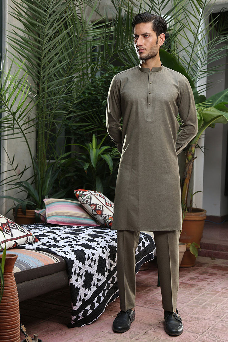 Picture of Istor - 2Pc | Stitched | Markhor | Dusty Olive | IST-48 - Available at Raja Sahib