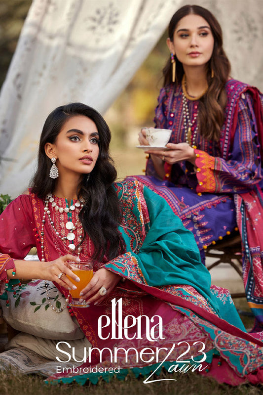 Picture of Ellena - Embroidered Collection Vol 5 - Available at Raja Sahib