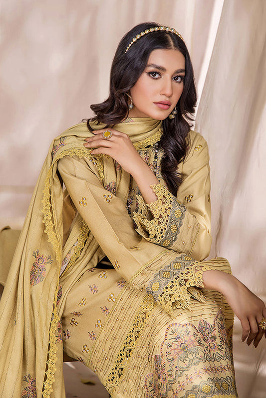 Picture of Humdum - Jahan-e-Sukhan Peach Embroidery Collection - JS-02 - Available at Raja Sahib