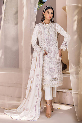 Jahan-e-Sukhan Peach Embroidery Collection - JS-04