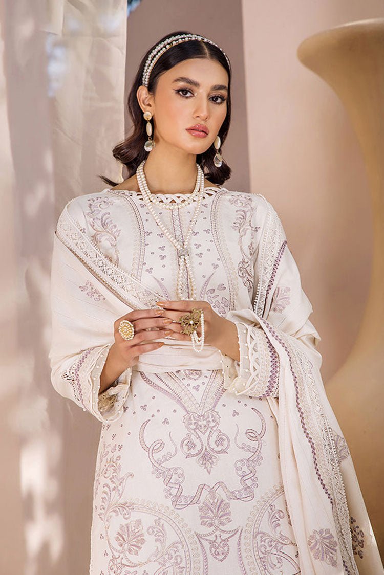 Picture of Humdum - Jahan-e-Sukhan Peach Embroidery Collection - JS-04 - Available at Raja Sahib