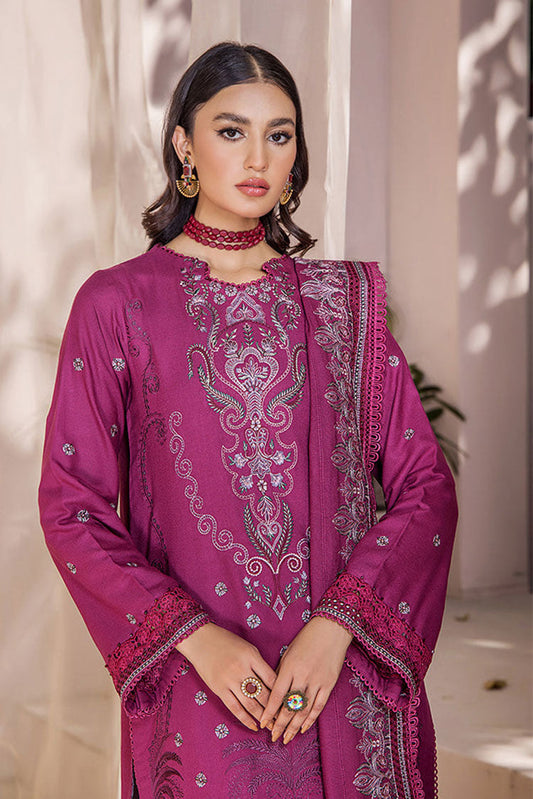 Picture of Humdum - Jahan-e-Sukhan Peach Embroidery Collection - JS-06 - Available at Raja Sahib