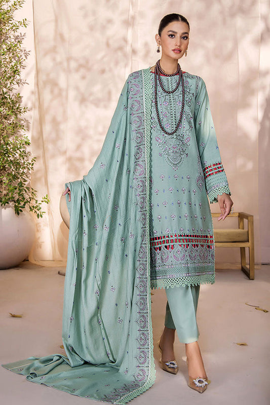 Picture of Humdum - Jahan-e-Sukhan Peach Embroidery Collection - JS-07 - Available at Raja Sahib