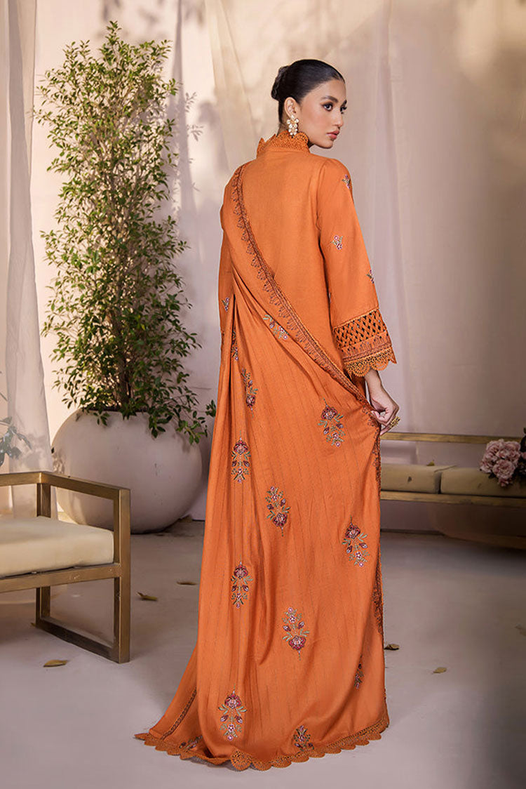 Picture of Humdum - Jahan-e-Sukhan Peach Embroidery Collection - JS-09 - Available at Raja Sahib