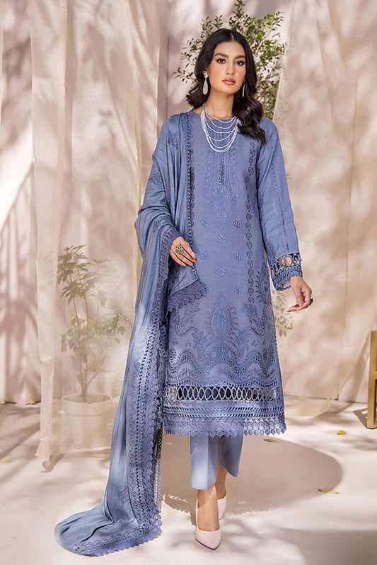 Picture of Humdum - Jahan-e-Sukhan Peach Embroidery Collection - JS-10 - Available at Raja Sahib