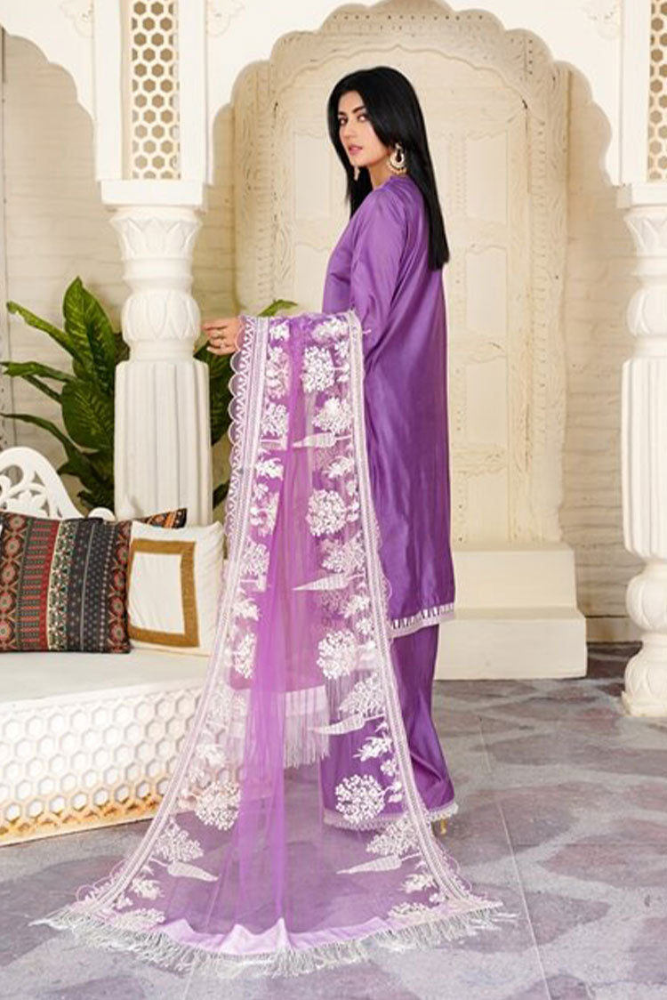 Picture of Ayat - Laila Luxury Pret Collection - Kasani - Available at Raja Sahib