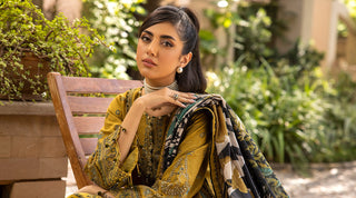 Ellena - 3-PC Unstitched Embroidered Lawn Suit