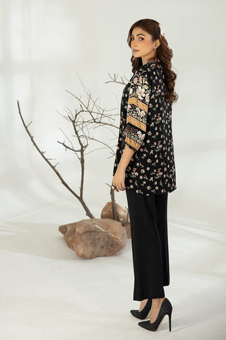 Picture of La Rosaa - Everyday Edit Vol 3 | LA3-08 | Black Floral | 1 pc - Available at Raja Sahib