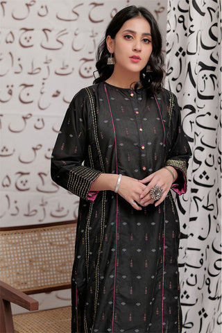 Senorita - LAA-02281 | Black & Multicolor | Casual Kurta | Cotton Yarn dyed