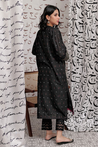 Senorita - LAA-02281 | Black & Multicolor | Casual Kurta | Cotton Yarn dyed