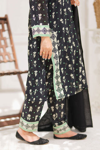 Senorita - LAD-02354 | Black & Multicolor | Casual 3 Piece Suit  | Cotton Lawn Printed