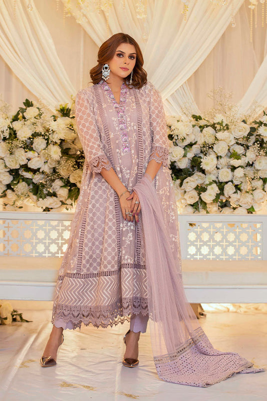 Picture of RJS Pret - Monotone Solids Pret Collection - Lilac Lust - Available at Raja Sahib