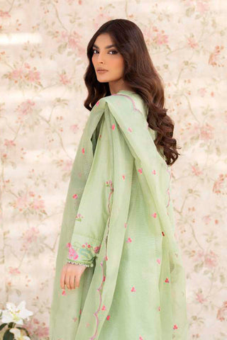 Picture of La Rosaa - Spring Summer RTW Collection - Green - 3Pc - Available at Raja Sahib