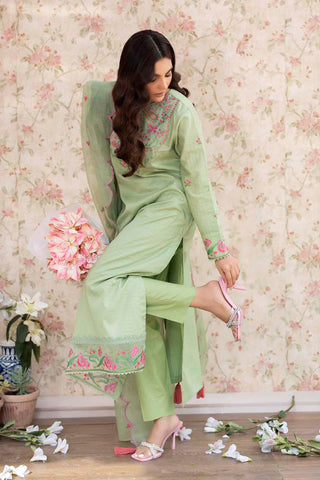 Picture of La Rosaa - Spring Summer RTW Collection - Green - 3Pc - Available at Raja Sahib