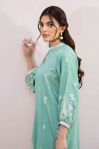 Picture of La Rosaa - Spring Summer RTW Collection - Green - 2Pc - Available at Raja Sahib