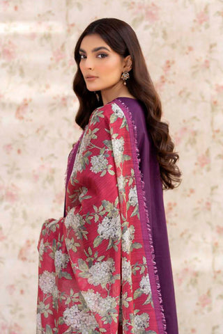 Picture of La Rosaa - Spring Summer RTW Collection - Purple - 3Pc - Available at Raja Sahib