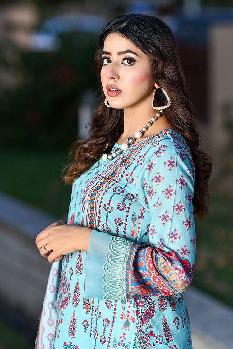 Picture of Maryam Malik - Rungreza Premium Lawn Collection - MMR-PL01 - Available at Raja Sahib