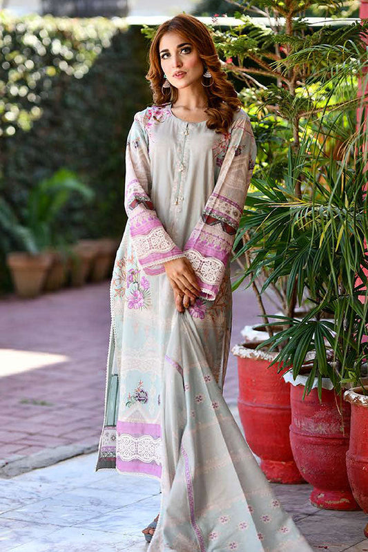 Picture of Maryam Malik - Rungreza Premium Lawn Collection - MMR-PL07 - Available at Raja Sahib