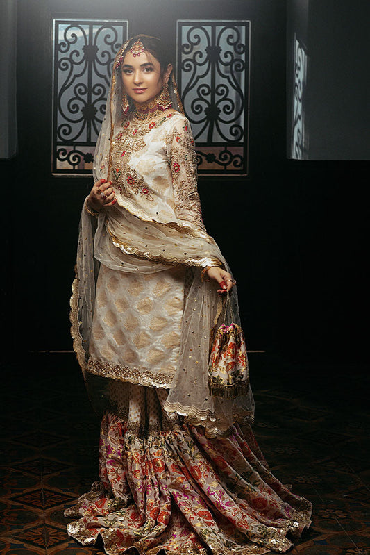 Picture of RJS Pret - Pari Formal Pret Collection - Mughlai Farshi Gharara - Available at Raja Sahib