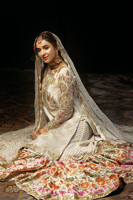 Picture of RJS Pret - Pari Formal Pret Collection - Mughlai Farshi Gharara - Available at Raja Sahib