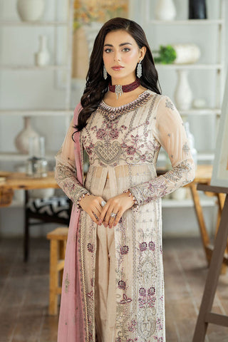 Adans Libas - Marguerite Embroidered Chiffon Collection - 5290