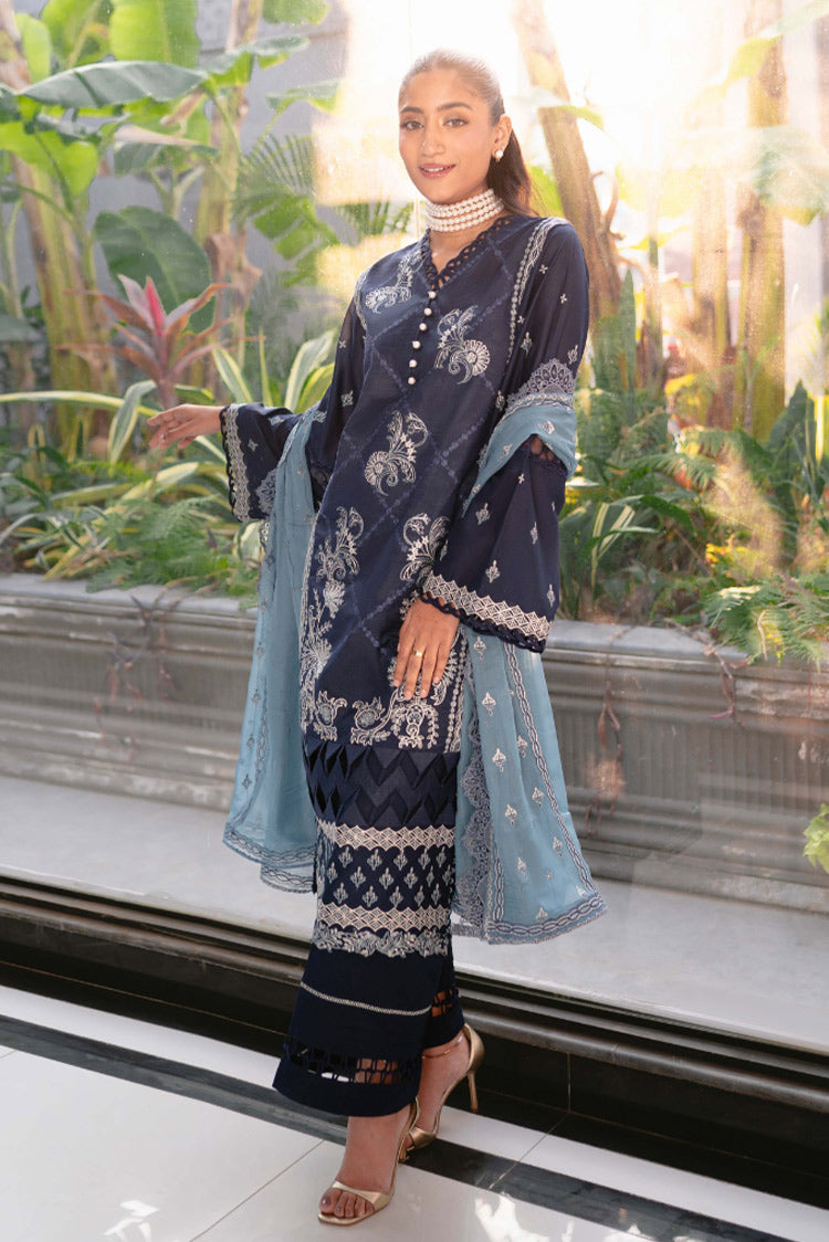 Picture of Humdum - Meraki Unstitched Lawn Collection - D08 - Available at Raja Sahib