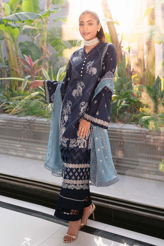 Humdum - Meraki Unstitched Lawn Collection - D08