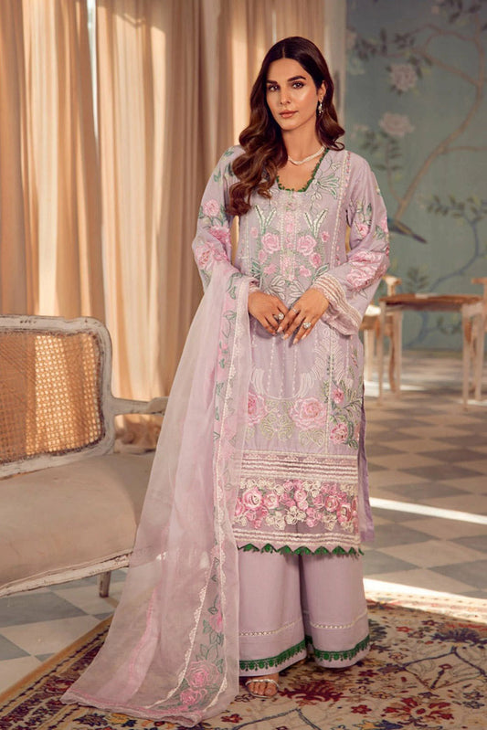 Picture of Noosh - Veda Unstitched Premium Lawn Eid Edit - NV01D01 - Available at Raja Sahib