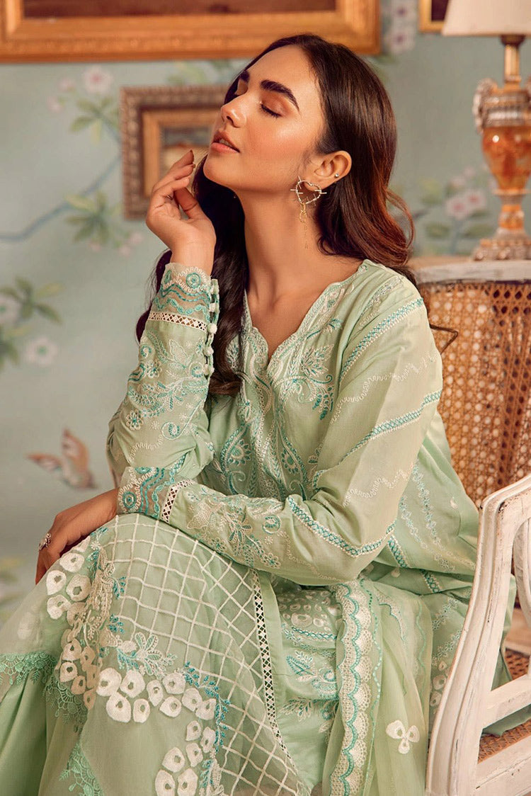 Picture of Noosh - Veda Unstitched Premium Lawn Eid Edit - NV01D03 - Available at Raja Sahib