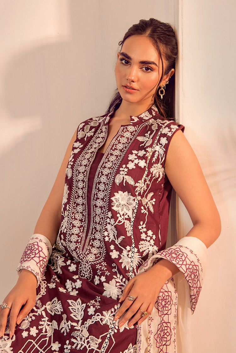 Picture of Noosh - Veda Unstitched Premium Lawn Eid Edit - NV01D12 - Available at Raja Sahib