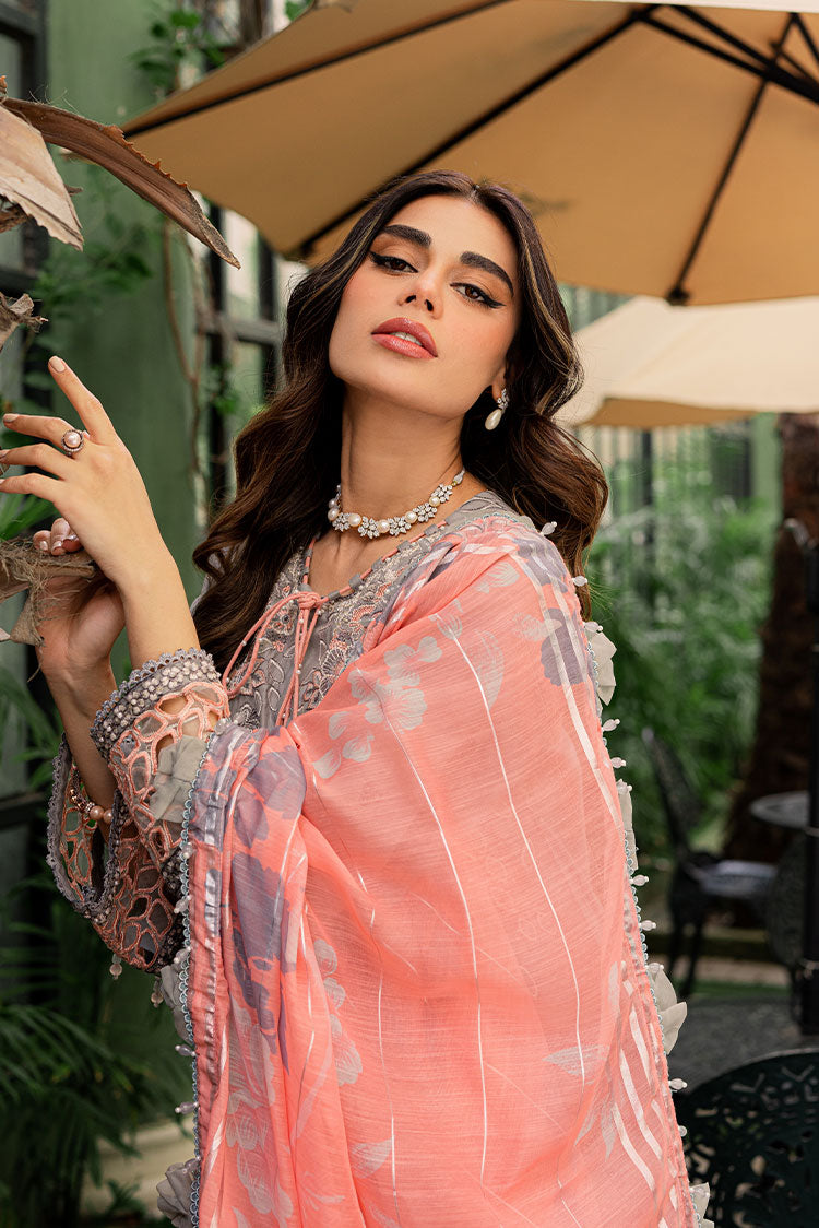 Picture of Ellena - 3-PC Unstitched Embroidered Lawn Suit - Available at Raja Sahib