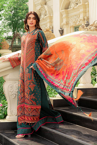 Ellena - 3-PC Unstitched Embroidered Lawn Suit